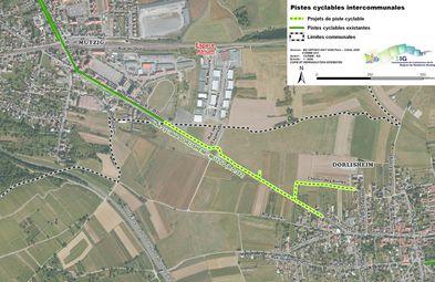 Liaison cyclable Dorlisheim-Mutzig via la zone d’activité ATRIUM